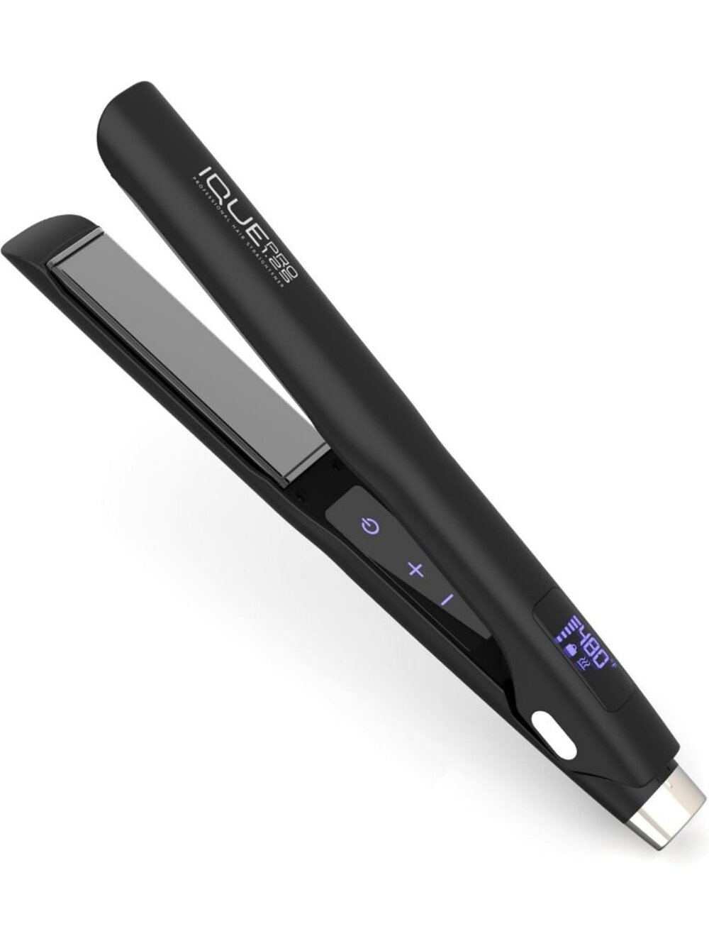 1.25" Silk Press Flat Iron Hair Straightener, Dual Voltage, Perfect for Smooth